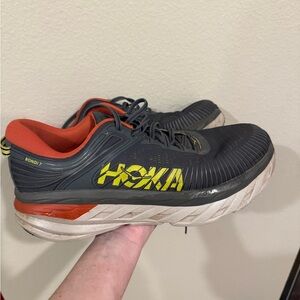 Hoka Men's Swim Shoes - Black and Orange size 10.5